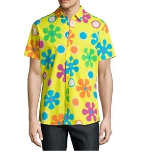 MOSCHINO COUTURE Floral Button Down Shirt